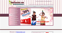 Desktop Screenshot of pakaianadat.com